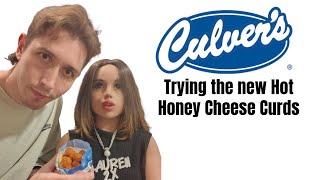 Culvers Mukbang including our review of the new Hot Honey Cheese Curds [upl. by Aubree]