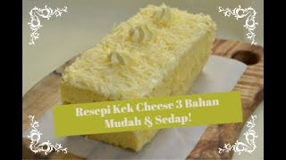 Cara Buat Kek Cheese Yang Mudah amp Sedap [upl. by Hamlani875]