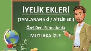 İyelik Eki  Tamlanan Eki  İyelik Zamiri  İyelik Eki Belirtme Hal Eki Farkı  Karıştırılan Ekler [upl. by Tijnar]