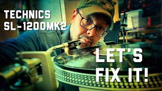 Fixing a Technics SL1200Mk2 How To Unstick It [upl. by Debbra763]