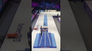 Relive the moment Simone Biles nailed the Biles II 🤸🏾‍♀️💯 [upl. by Akyssej]