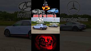 Mercedes amg gt Vs Hyundai ioniq 5n 😈🗿🗿shorts redbullf1 kawasaki rally [upl. by Enened]