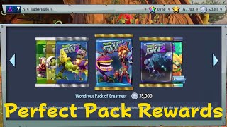 Plants vs Zombies GW2  Perfect Pack Rewards [upl. by Eanerb]