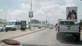 From Tetteh Quarshie Interchange To The Flower Pot Interchange In Ghana Great Scenes [upl. by Wolram662]