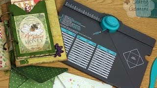 Envelope Punch Board by We R Memory Keepers TUTORIAL [upl. by Yeblehs]