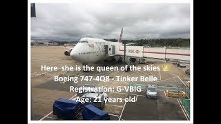 Virgin Atlantic 747400 Economy Flight Review In 4K London Gatwick Sangster International Airport [upl. by Frederich893]