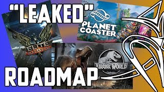 quotLeakedquot Roadmap for Frontier Developments Elite Dangerous JWE Planet coaster amp more [upl. by Mieka]