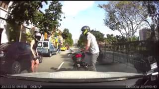 British Foreign Talent Road Rage in Singapore [upl. by Wiese]