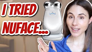 I TRIED THE NUFACE TRINITY FOR TWO MONTHS amp THIS HAPPENED 😬 Dermatologist DrDrayzday [upl. by Hufnagel]