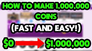 HOW TO GET 1 MILLION COINS IN TTROCKSTARS FAST [upl. by Uaerraj]