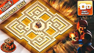 NEW INSANE Town Hall 10 WAR Base with Link 2024  th10cwlbase clashofclans th10 Eps 1326 [upl. by Tigges]