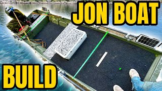 The ULTIMATE Jon Boat BUILD How to  Start to Finish [upl. by Delilah492]