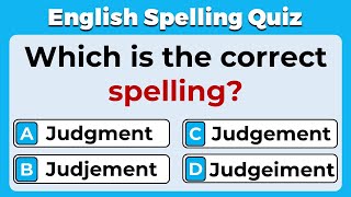 Spelling Quiz  CAN YOU SCORE 2020  Part 36 [upl. by Ced]