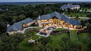 This 55M Transitional Masterpiece with over 12000 SF of living unlike any residence in Oklahoma [upl. by Nodnrb758]