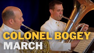 Colonel Bogey March  US Navy Band [upl. by Gnok732]