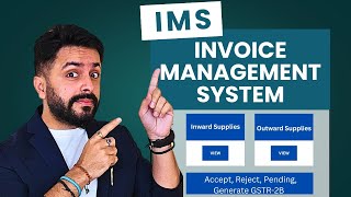 Invoice Management System Dashboard IMS filing Accept Reject Pending generate GSTR2B [upl. by Gelman]