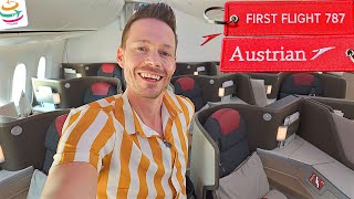 Erstflug Austrian Airlines 787 Business Class von Wien nach New York  YourTravelTV [upl. by Hallimaj563]