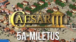 Caesar 3  Mission 5a Miletus Peaceful Playthrough HD [upl. by Yezdnil382]