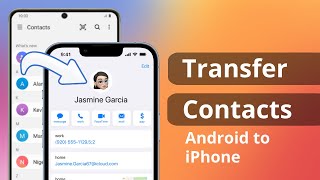 2 Ways How to Transfer Contacts from Android to iPhone After Setup 2023 [upl. by Anolahs]