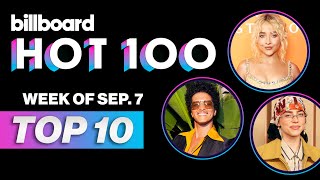 Billboard Hot 100 Top 10 Countdown For September 7 2024  Billboard News [upl. by Tabib]