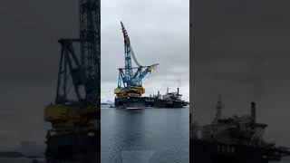 Saipem Crane Vessel Nearly Sinks With 275 People Onboard [upl. by Aviv]