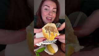 Rating the viral fake fruit desserts shorts dessert nycfood asmr mukbang fruit [upl. by Cressler971]