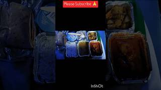 CR Rajdhani Express Food Experience train indianrailways trainfood food youtube dinnertrain [upl. by Krilov]