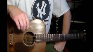 led zeppelin when the levee breaks alternate acoustic lesson [upl. by Roderich]