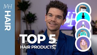 My Most Used Hair Products  Top 5  2022 [upl. by Pokorny]