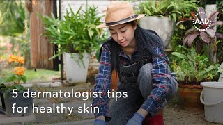 5 dermatologist tips for healthy skin [upl. by Leahcimaj]