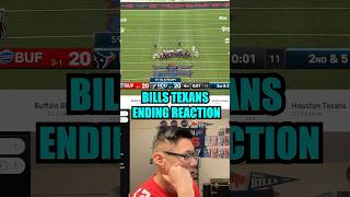 A Bills Fan Reaction to Bills Texans Ending nfl [upl. by Riedel]