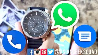 Fossil Gen 6 Hybrid Smartwatch  Usability Review  Phone Calls SMS WhatsApp Notifications [upl. by Arde977]