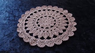 How to Crochet 22 Doily Pattern 719│by ThePatternFamily [upl. by Haas]