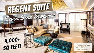 Regent Seven Seas Explorer  Regent Suite Full Walkthrough Tour amp Review  4K [upl. by Ovid]