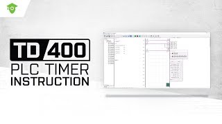 TD400 PLC Timer Instruction [upl. by Acinahs]