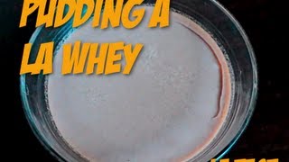 Test recette Pudding au chocolat a la whey ou caseine par videostestcom [upl. by Enobe]