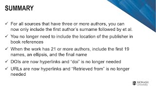 Five important changes from the APA 6th to the APA 7th referencing style [upl. by Beacham]