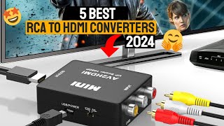 Top 5 RCA to HDMI Converters of 2024 BDampM Viagkiki Amtake Tengchi ABLEWE [upl. by Claman]