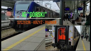 Rearview SZCZECIN  KRZYŻ  POZNAŃ  IC 83100 quotGórskiquot 03032023 [upl. by Euphemia]