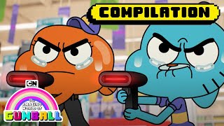 Gumball and Darwin Having Another Funny Day  3Hour Mega Marathon  Cartoon Network [upl. by Etiragram365]