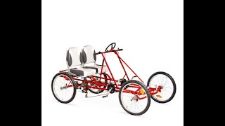 Quadracycle 21 Speed 4 Wheel Pedal Bikes [upl. by Jacki]