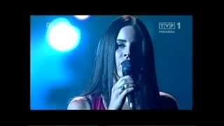 Lana Del Rey live in Warsaw 14092012 full performance showed on tv [upl. by Ranson]