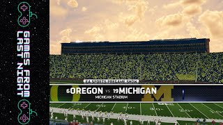 Oregon vs Michigan  2024 Season  EA Sports NCAA Football 14 Exhibition Game [upl. by Synned851]