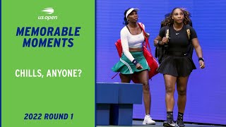 Serena amp Venus Walk into Arthur Ashe Stadium  2022 US Open [upl. by Novert249]