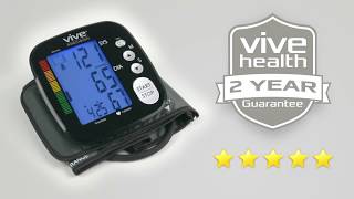 Blood Pressure Monitor by Vive Precision  Best BPM Cuff  Accurate Portable Device [upl. by Braswell]