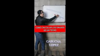 calcular QUE GRADOS de caida tiene un techo [upl. by Knowles]