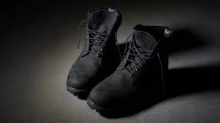 TIMBERLAND 6inch premium BOOTS black Unboxing [upl. by Bej384]