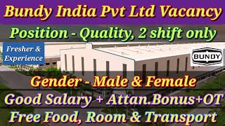 MNC Company  Immediate Joining  Quality Work  2 Shift  Male amp Female  Good Salary  Chennai job [upl. by Lavern]