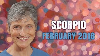 Scorpio February 2018 Horoscope Forecast  Barbara Goldsmith Astrologer [upl. by Farver]