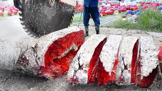 How They Cut Massive “Volcanic” Glass amp Make Amazing Crystal Balls [upl. by Bedell]